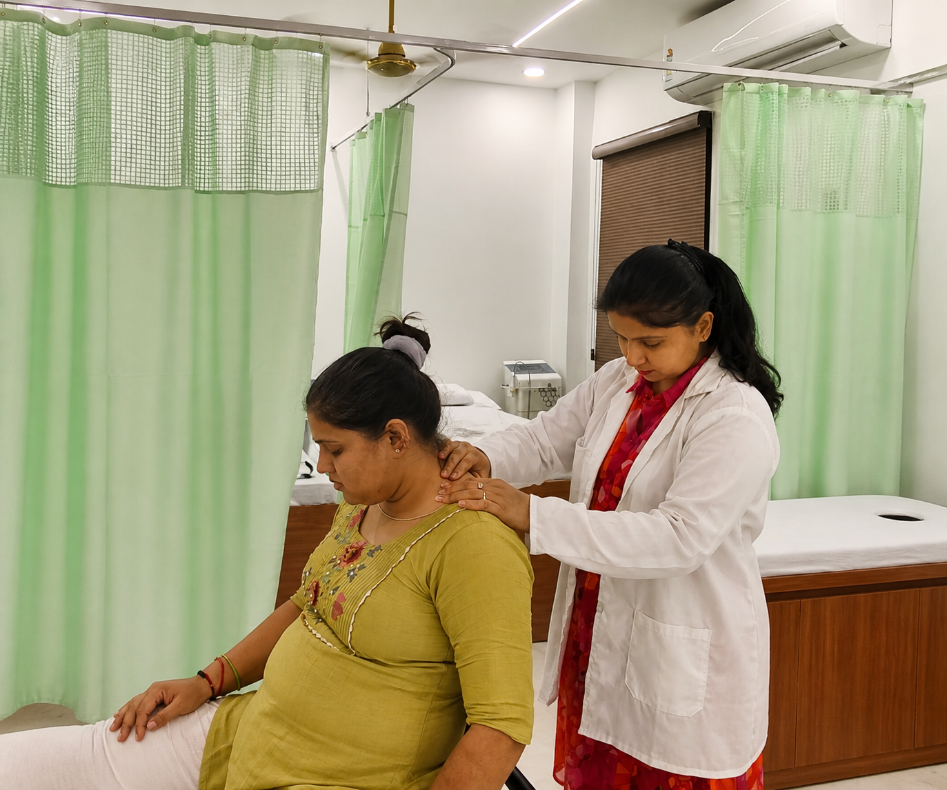 Vitality Physiotherapy Clinic interior and reception desk area